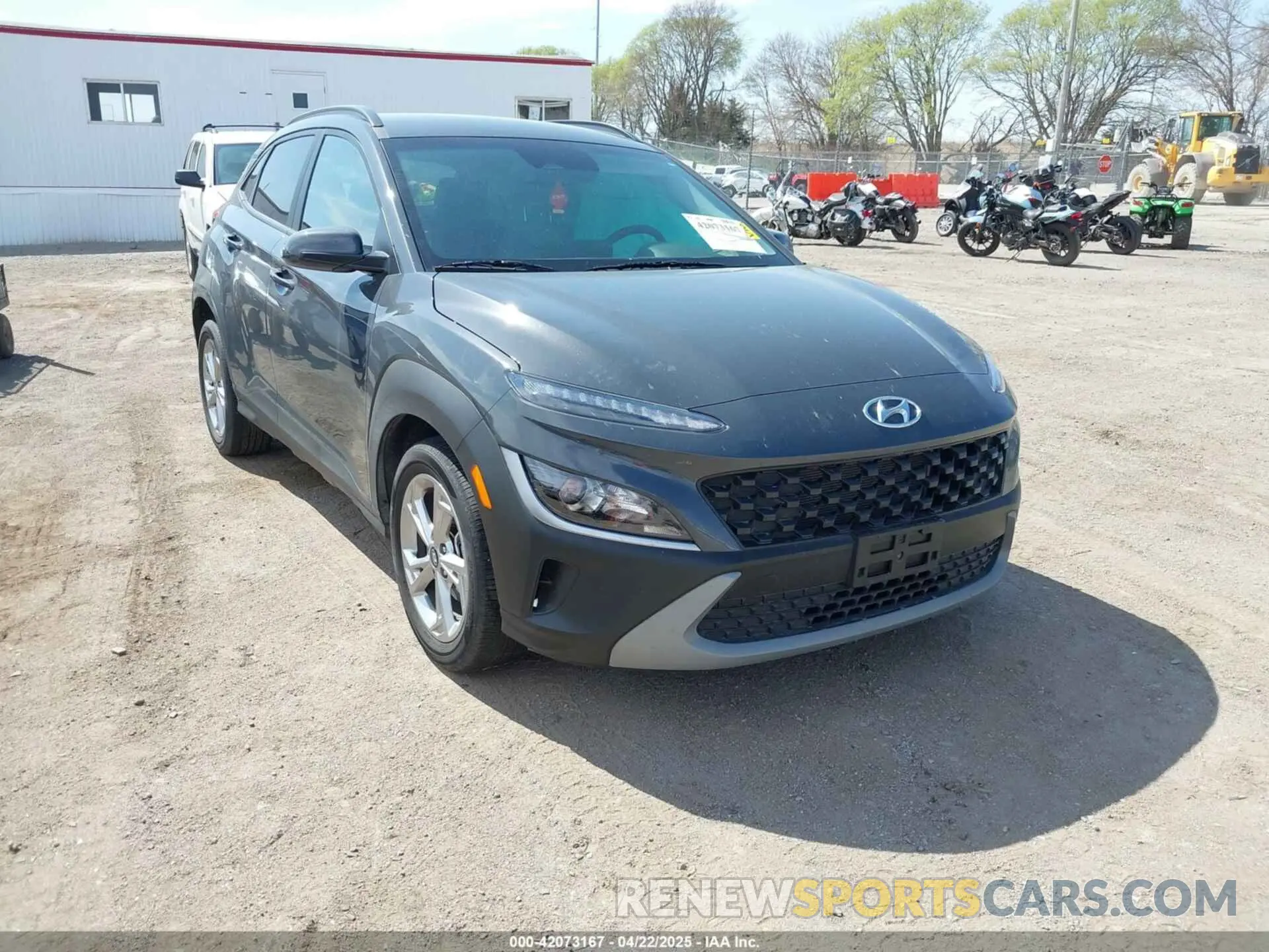 1 Photograph of a damaged car KM8K62AB0PU039351 HYUNDAI KONA 2023