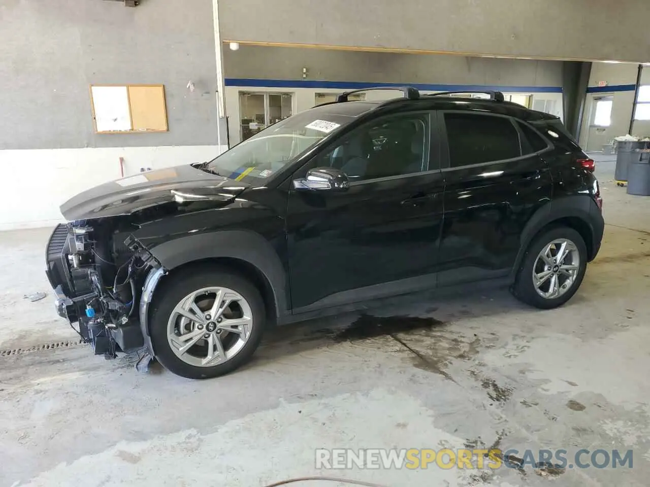 1 Photograph of a damaged car KM8K62AB0PU043982 HYUNDAI KONA 2023
