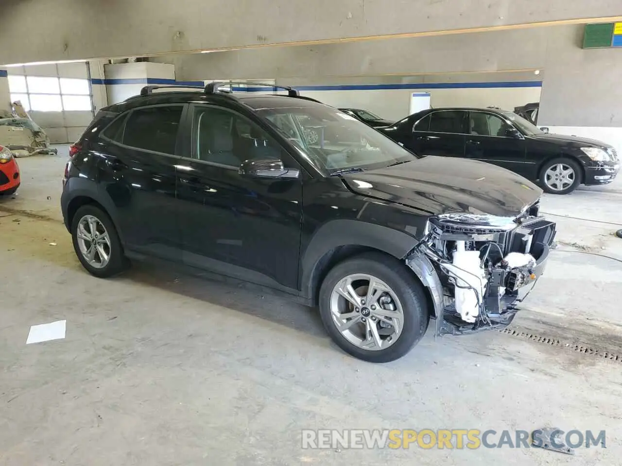 4 Photograph of a damaged car KM8K62AB0PU043982 HYUNDAI KONA 2023
