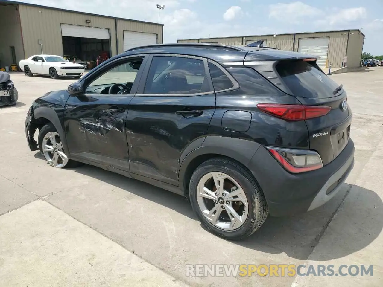 2 Фотография поврежденного автомобиля KM8K62AB0PU975647 HYUNDAI KONA 2023