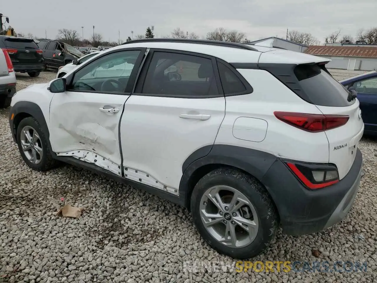 2 Photograph of a damaged car KM8K62AB1PU047801 HYUNDAI KONA 2023