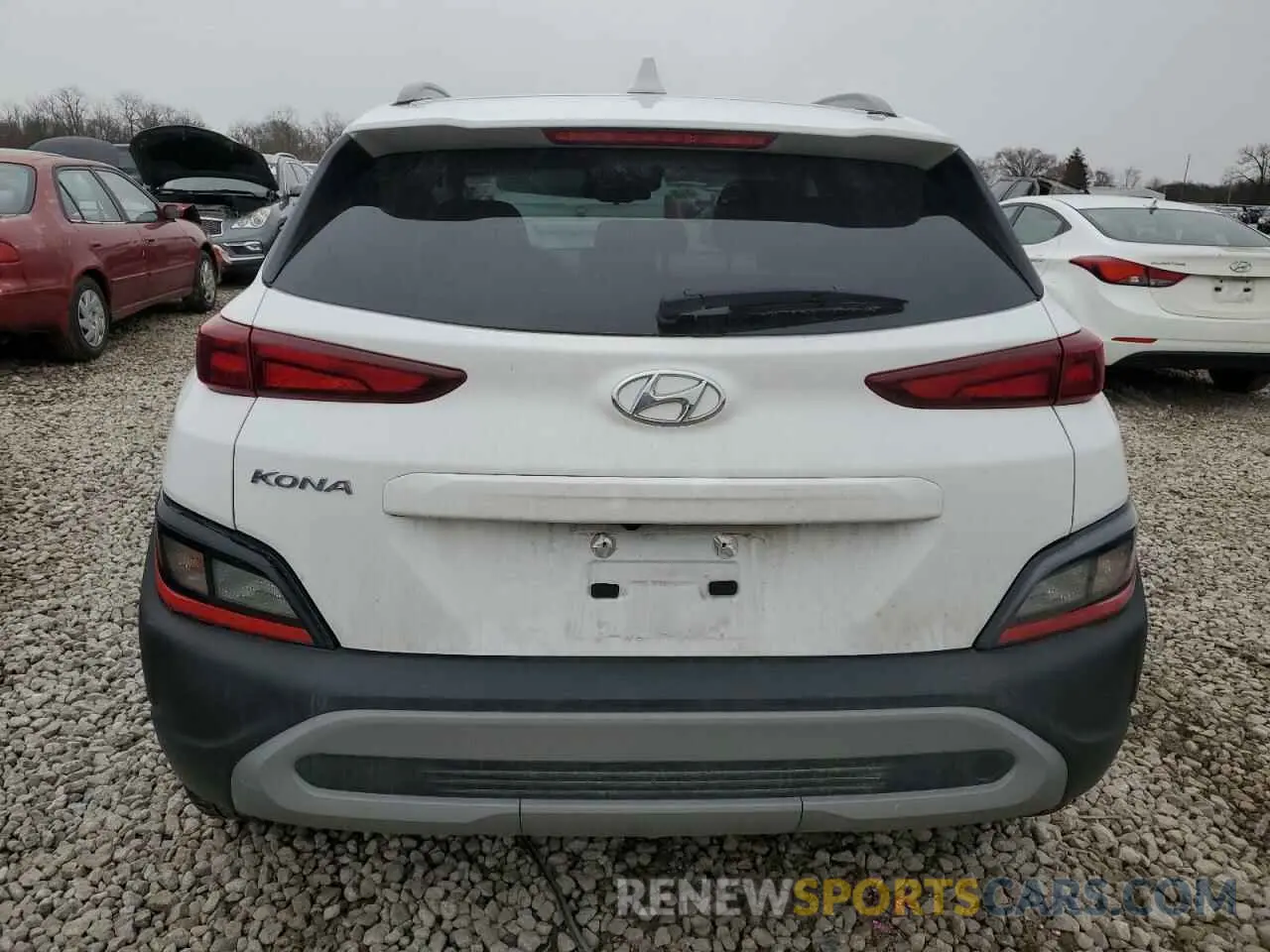 6 Photograph of a damaged car KM8K62AB1PU047801 HYUNDAI KONA 2023