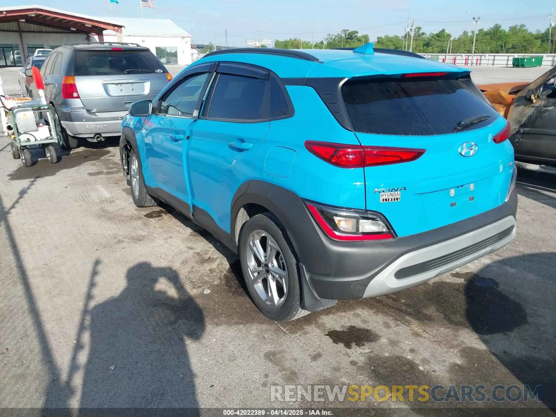 3 Photograph of a damaged car KM8K62AB2PU004830 HYUNDAI KONA 2023