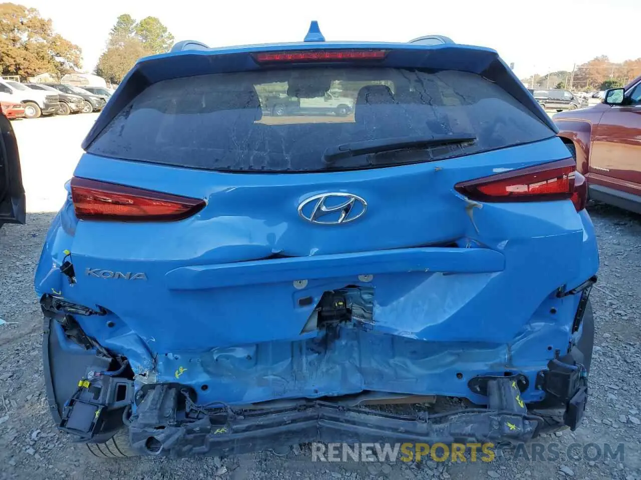 6 Photograph of a damaged car KM8K62AB2PU943542 HYUNDAI KONA 2023
