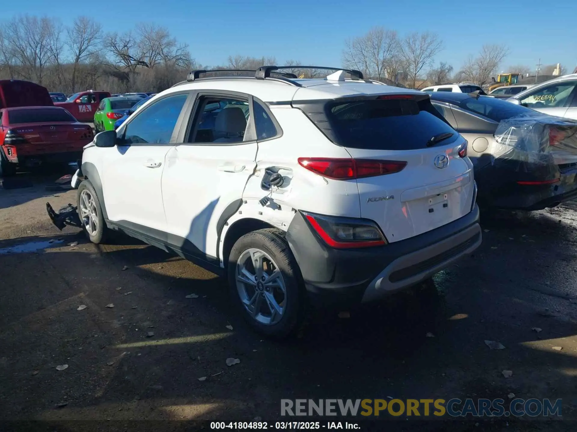 3 Фотография поврежденного автомобиля KM8K62AB3PU030501 HYUNDAI KONA 2023