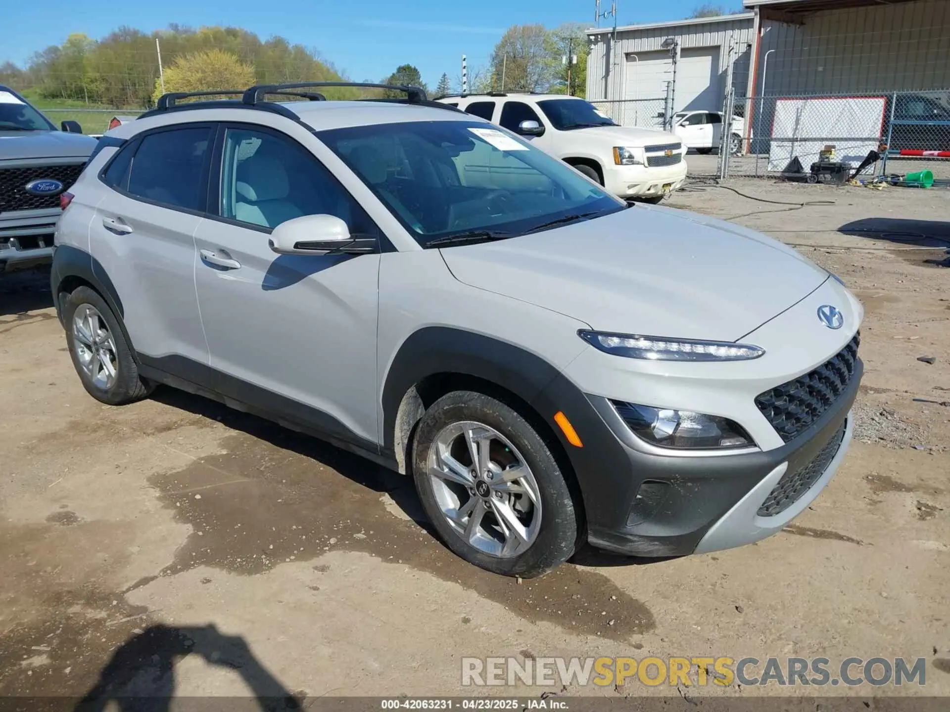 1 Photograph of a damaged car KM8K62AB4PU060039 HYUNDAI KONA 2023