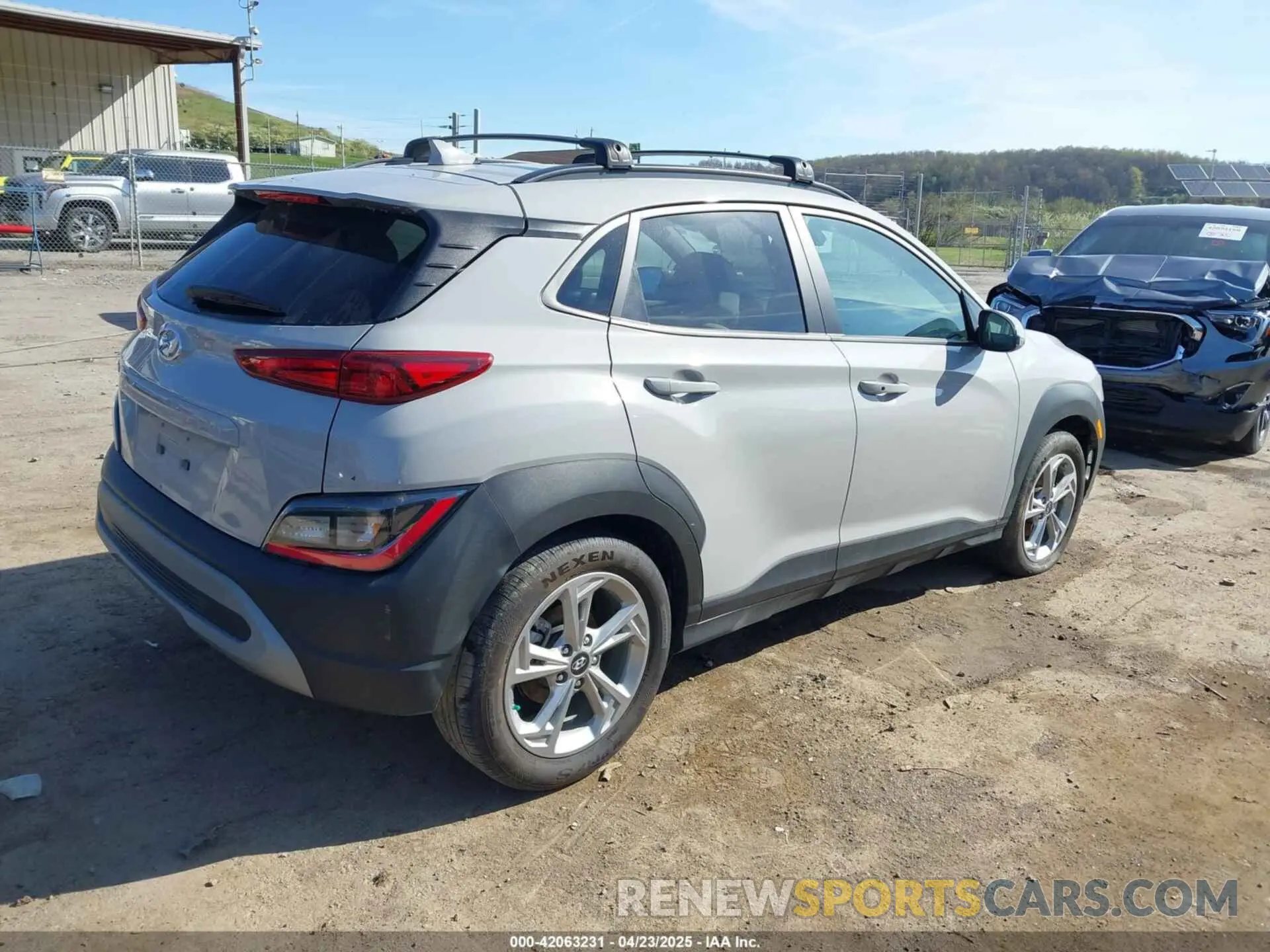 4 Photograph of a damaged car KM8K62AB4PU060039 HYUNDAI KONA 2023
