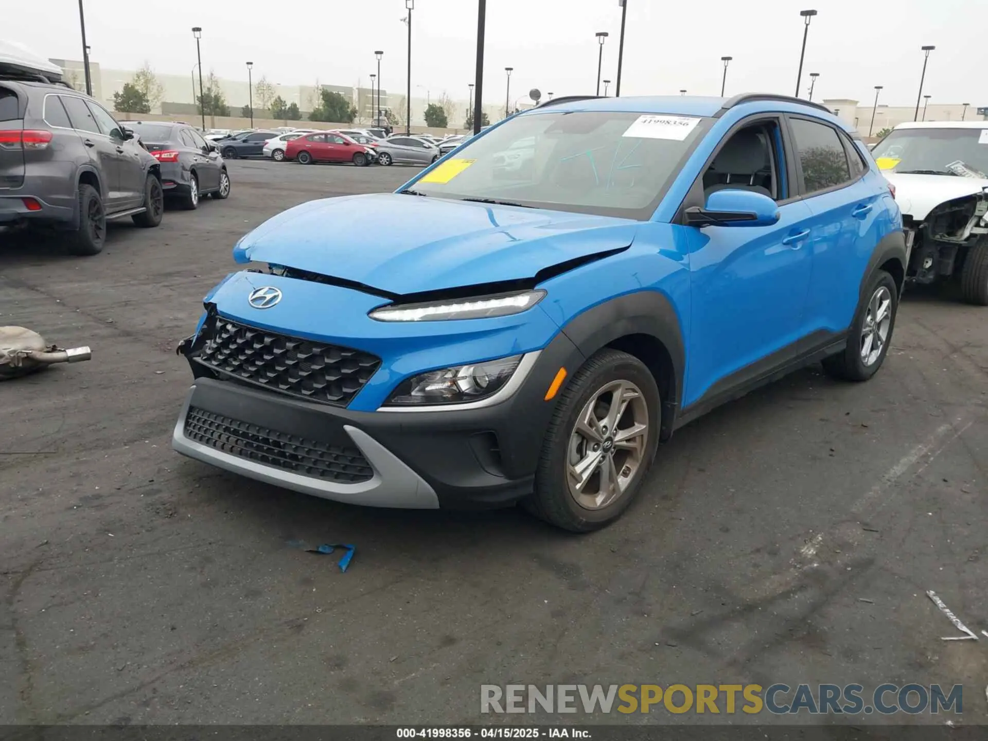 2 Photograph of a damaged car KM8K62AB5PU948640 HYUNDAI KONA 2023