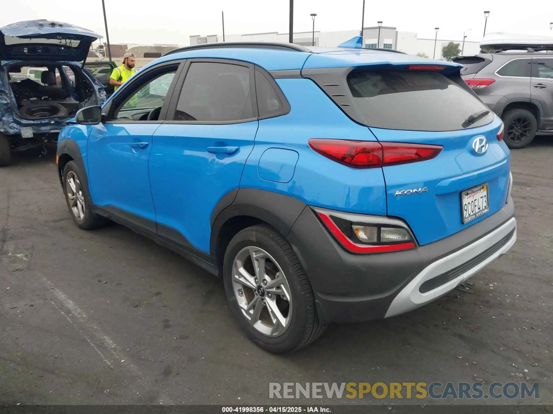 3 Photograph of a damaged car KM8K62AB5PU948640 HYUNDAI KONA 2023