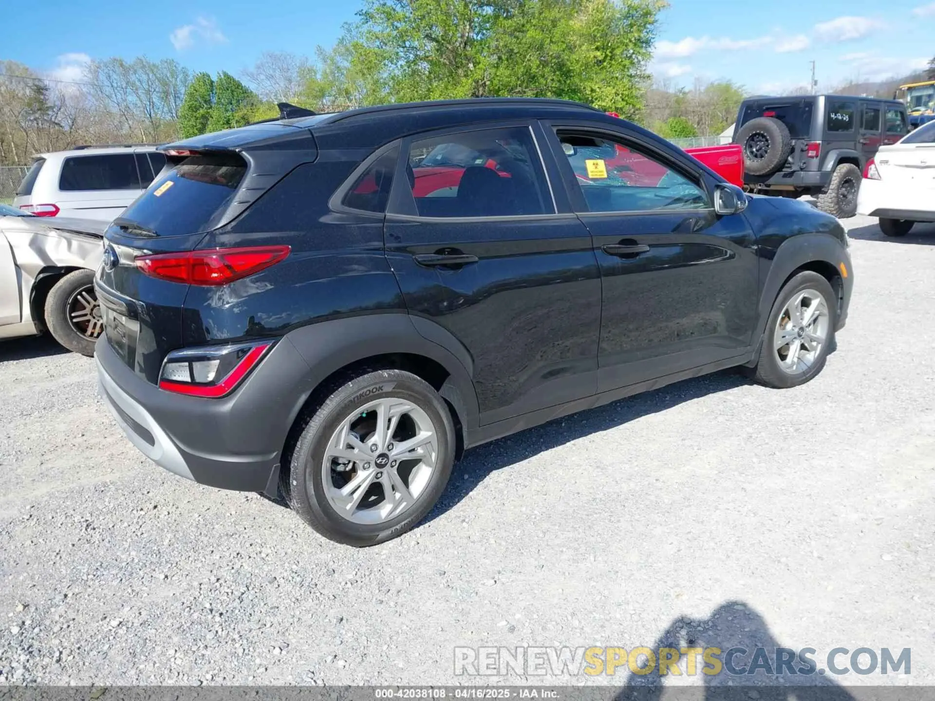4 Photograph of a damaged car KM8K62AB6PU010422 HYUNDAI KONA 2023