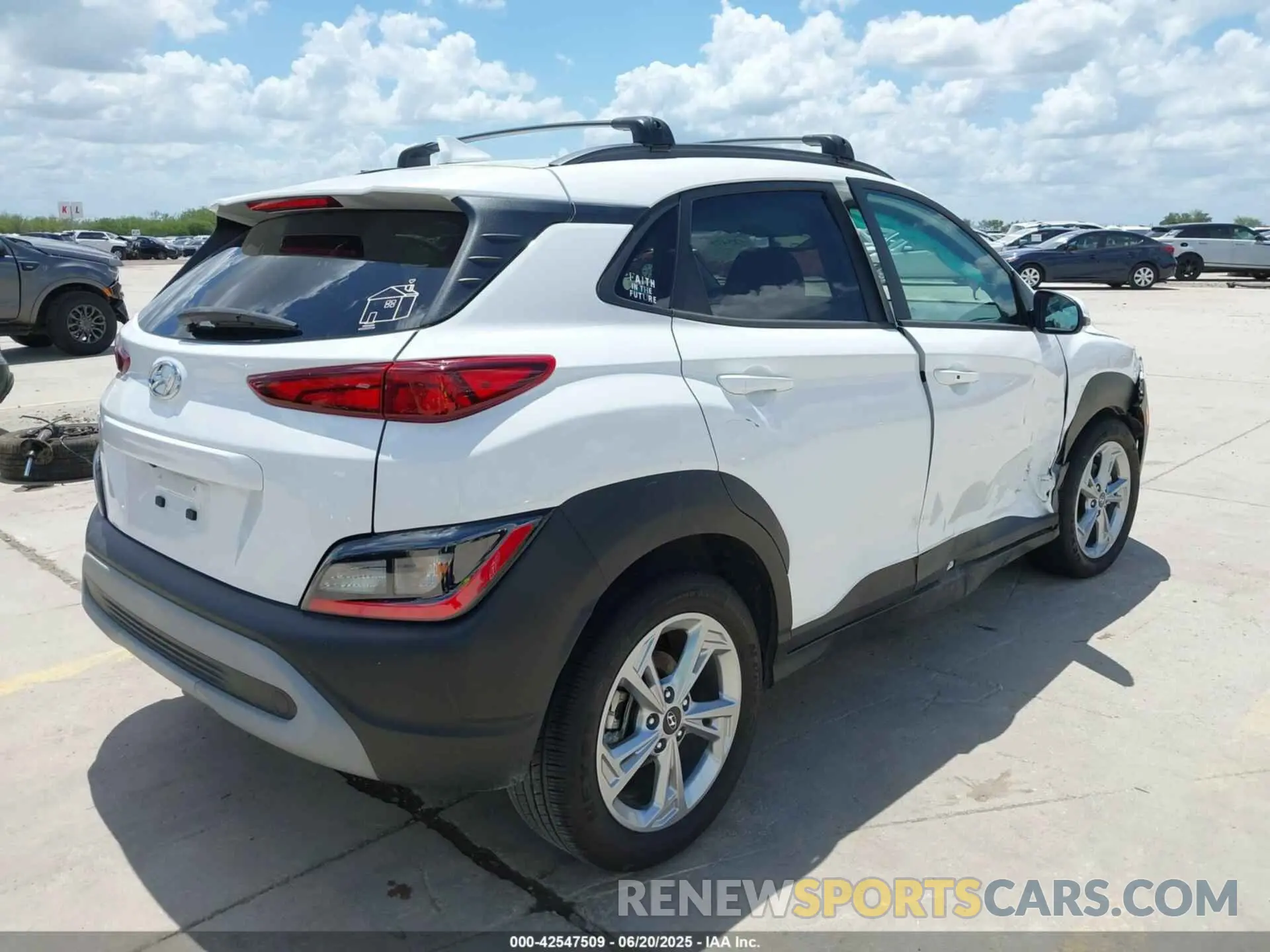 4 Photograph of a damaged car KM8K62AB6PU017029 HYUNDAI KONA 2023