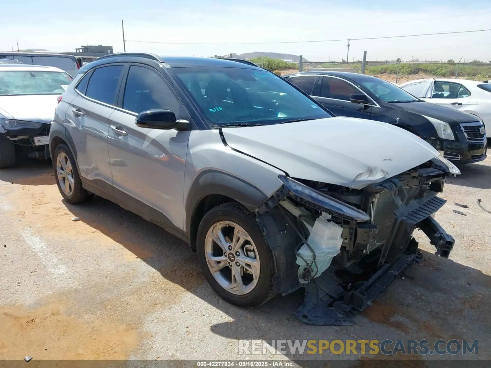 1 Фотография поврежденного автомобиля KM8K62AB6PU956648 HYUNDAI KONA 2023