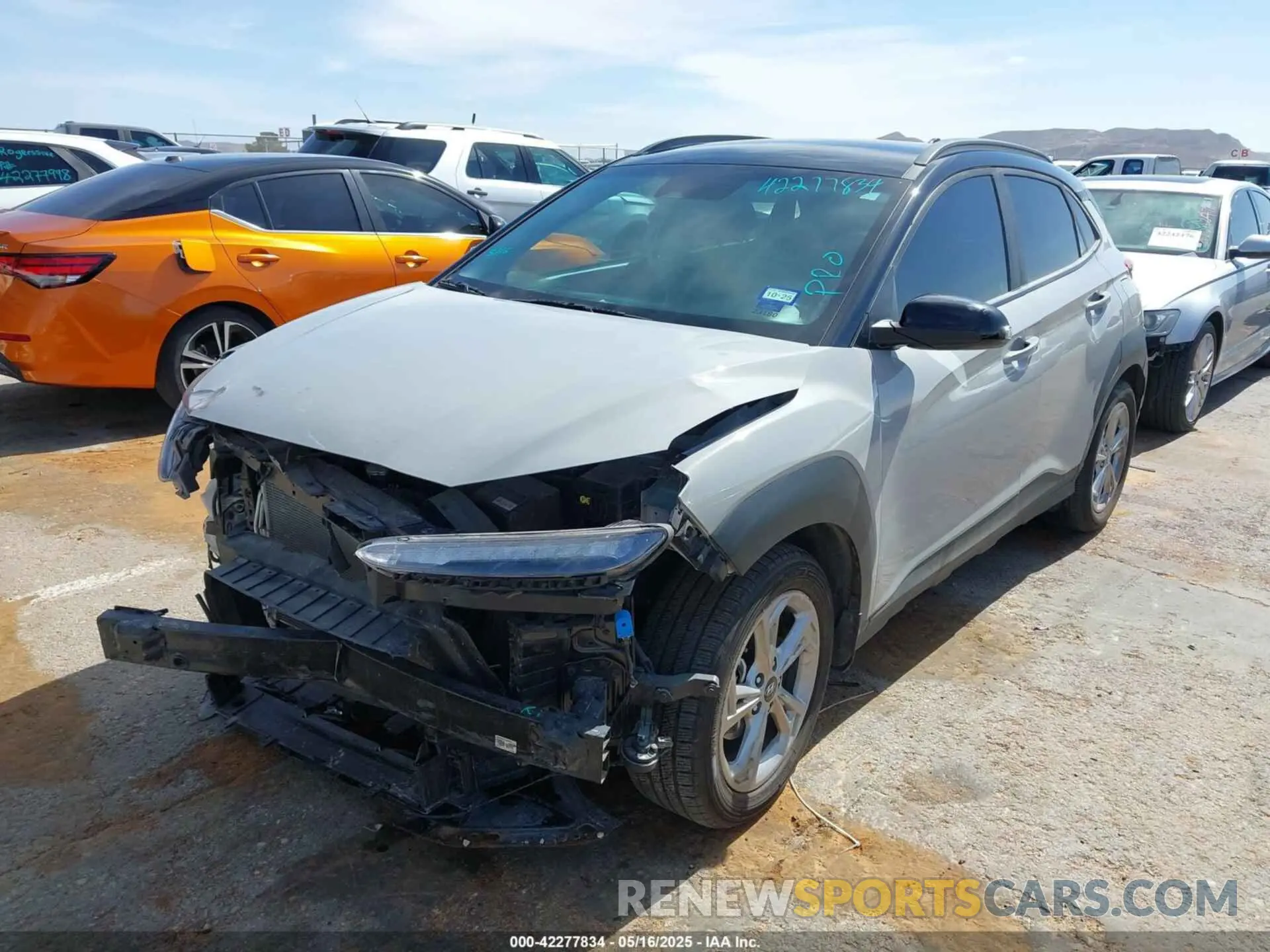 2 Фотография поврежденного автомобиля KM8K62AB6PU956648 HYUNDAI KONA 2023