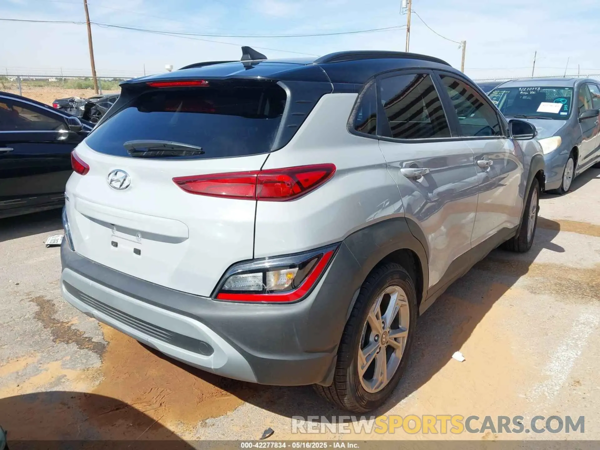 4 Фотография поврежденного автомобиля KM8K62AB6PU956648 HYUNDAI KONA 2023