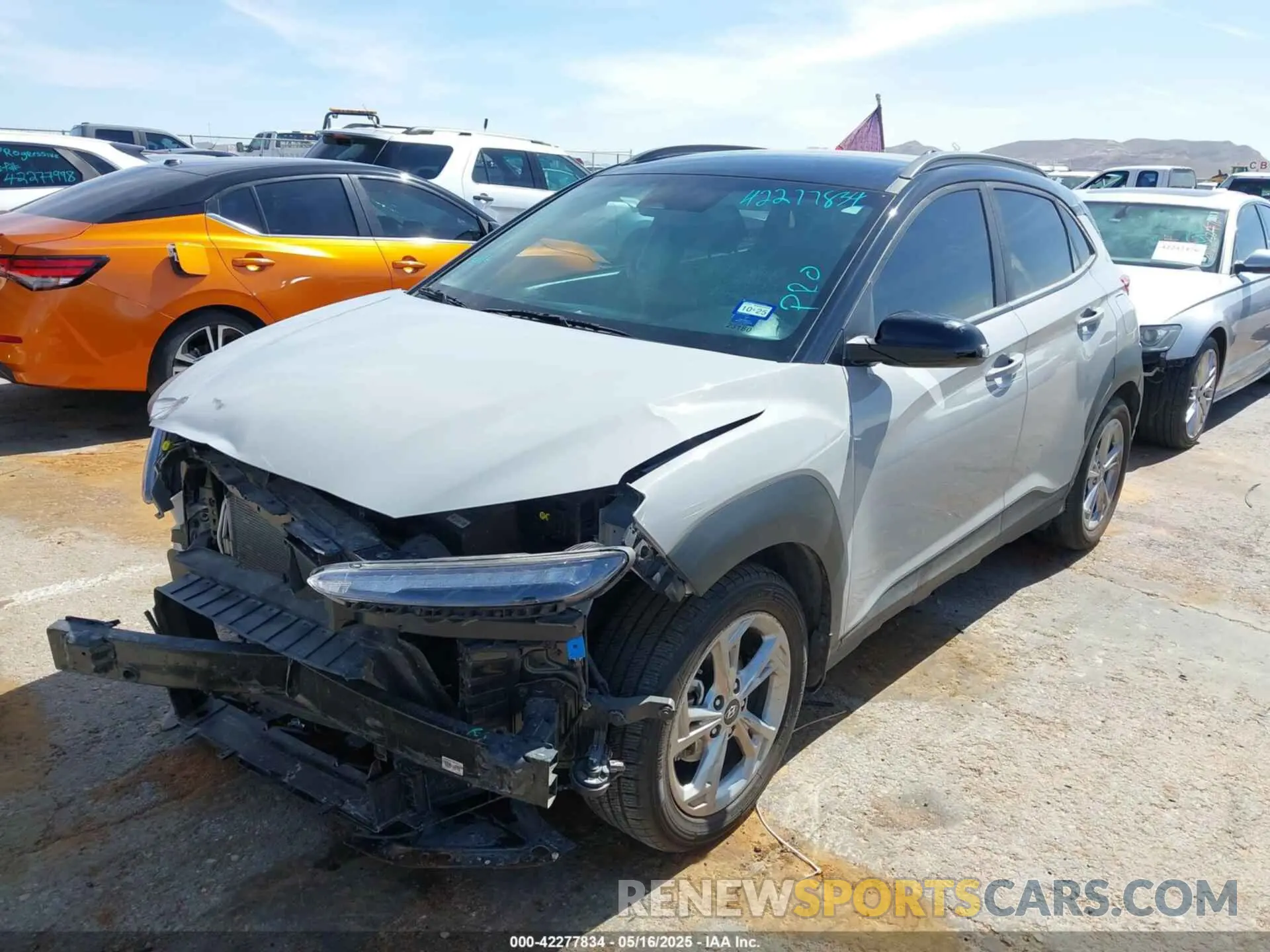 6 Фотография поврежденного автомобиля KM8K62AB6PU956648 HYUNDAI KONA 2023