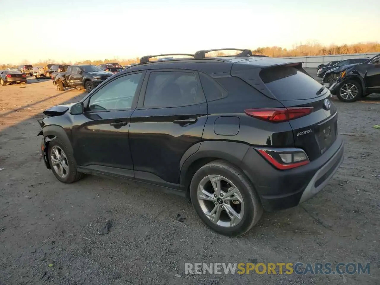 2 Photograph of a damaged car KM8K62AB6PU961798 HYUNDAI KONA 2023