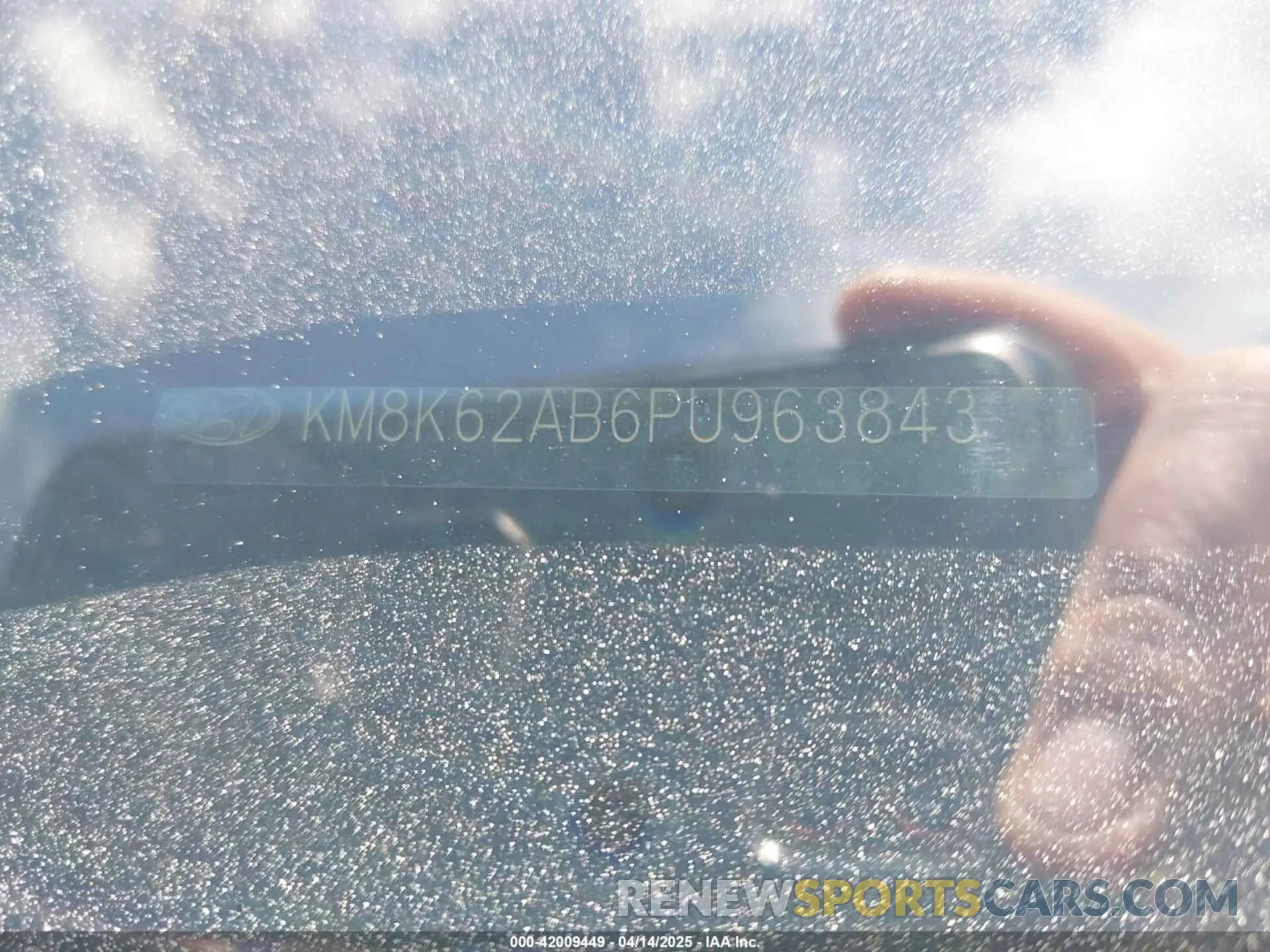 9 Photograph of a damaged car KM8K62AB6PU963843 HYUNDAI KONA 2023
