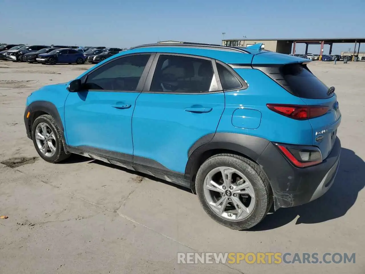 2 Photograph of a damaged car KM8K62AB6PU981999 HYUNDAI KONA 2023
