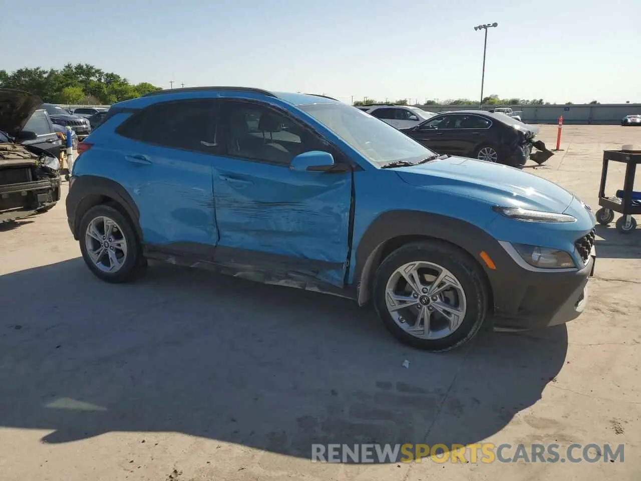 4 Photograph of a damaged car KM8K62AB6PU981999 HYUNDAI KONA 2023