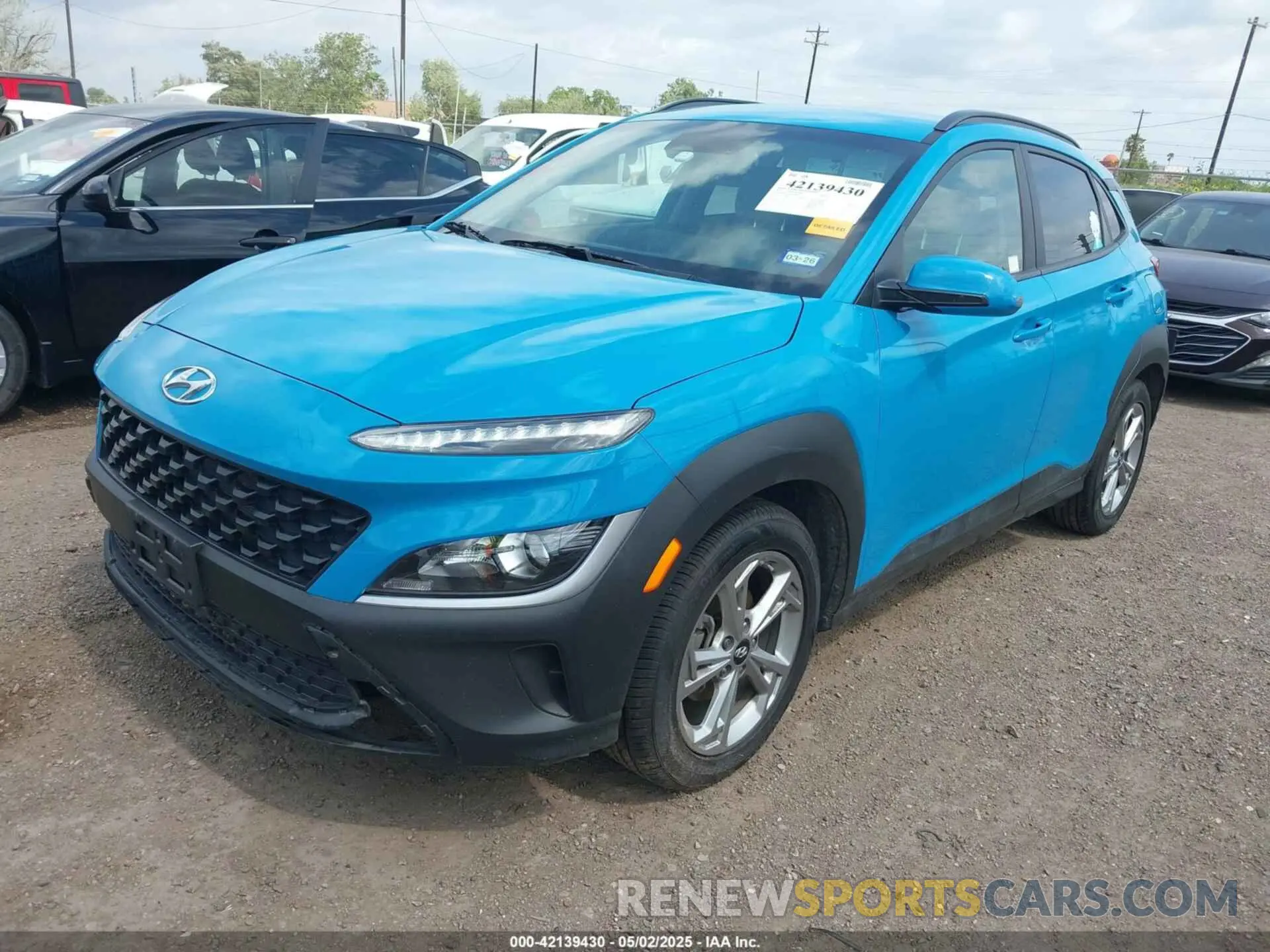 2 Photograph of a damaged car KM8K62AB8PU004377 HYUNDAI KONA 2023
