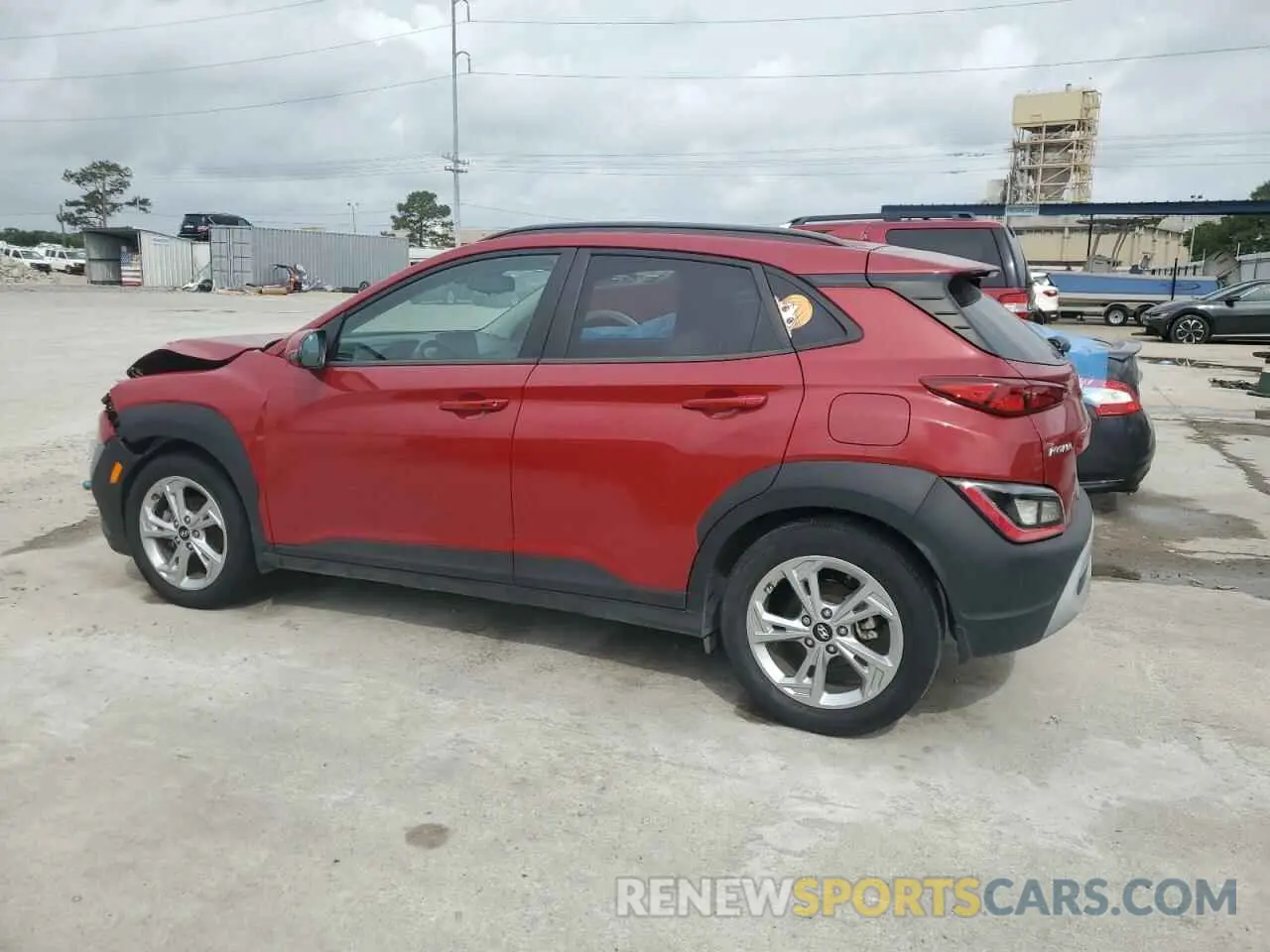 2 Photograph of a damaged car KM8K62AB8PU947837 HYUNDAI KONA 2023