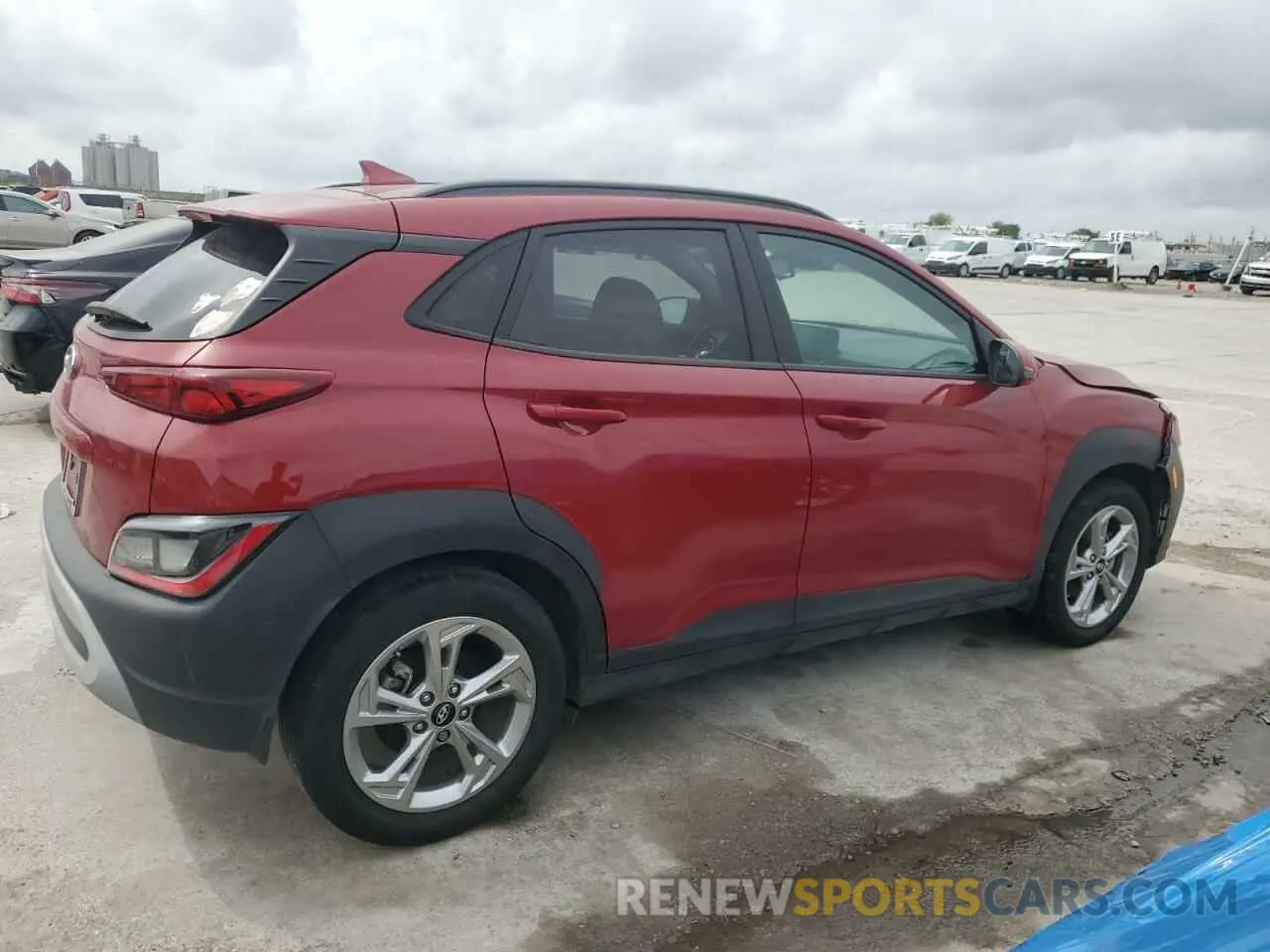 3 Photograph of a damaged car KM8K62AB8PU947837 HYUNDAI KONA 2023