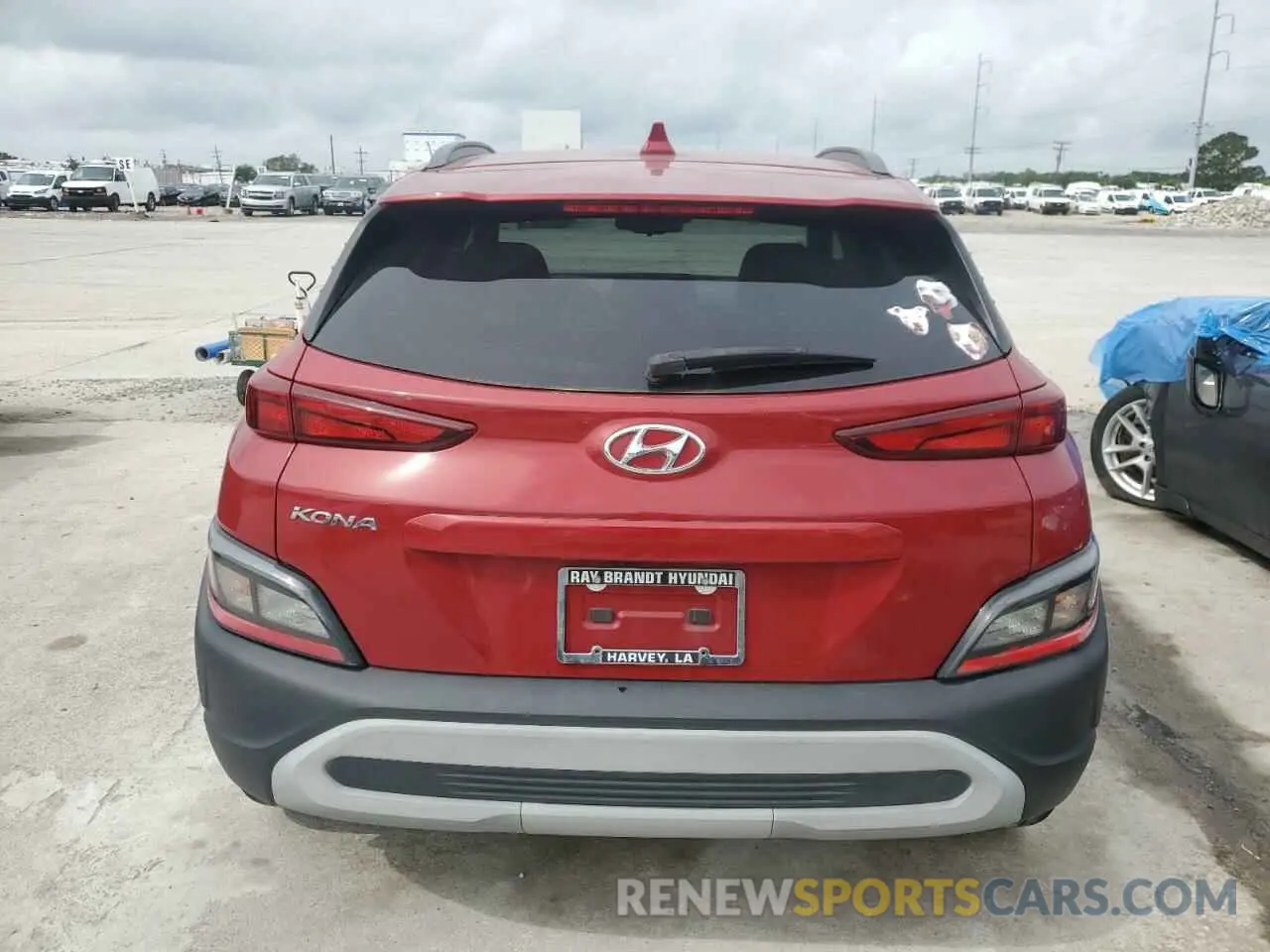 6 Photograph of a damaged car KM8K62AB8PU947837 HYUNDAI KONA 2023