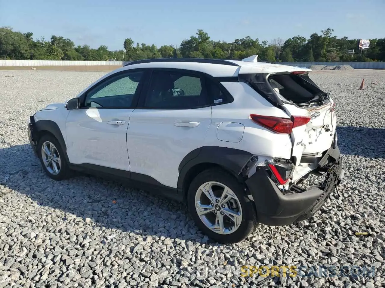2 Photograph of a damaged car KM8K62AB9PU018823 HYUNDAI KONA 2023