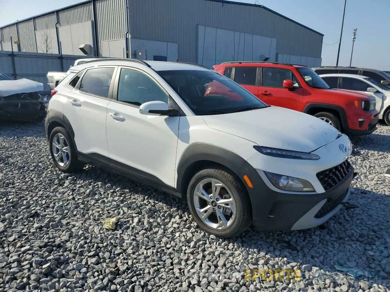 4 Photograph of a damaged car KM8K62AB9PU018823 HYUNDAI KONA 2023
