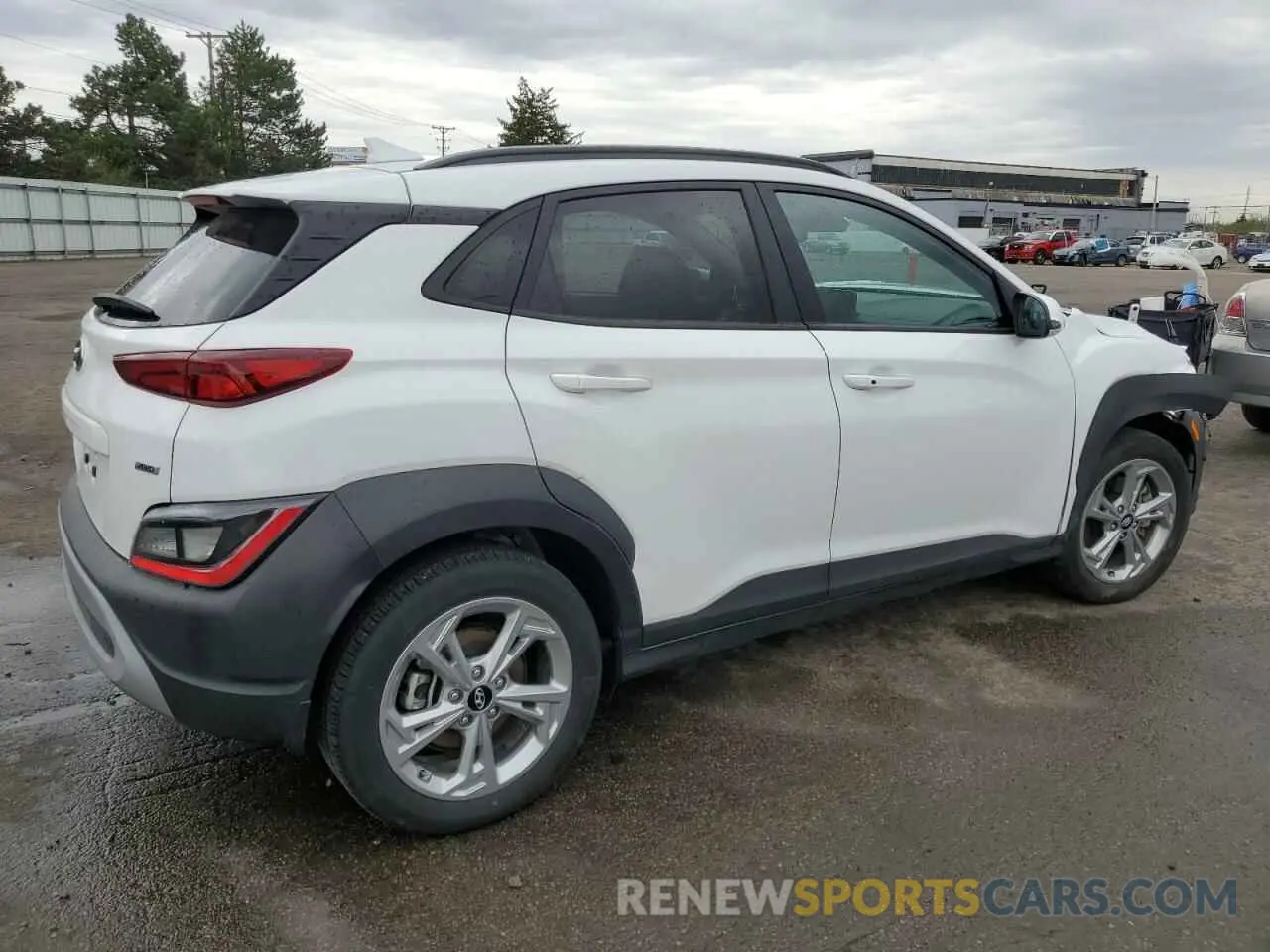 3 Photograph of a damaged car KM8K6CAB0PU051764 HYUNDAI KONA 2023