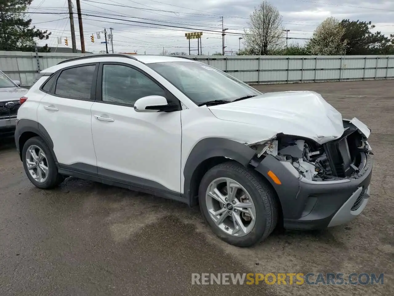 4 Photograph of a damaged car KM8K6CAB0PU051764 HYUNDAI KONA 2023