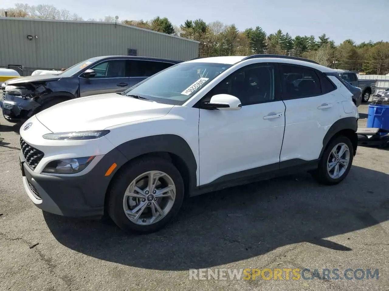 1 Photograph of a damaged car KM8K6CAB0PU982796 HYUNDAI KONA 2023
