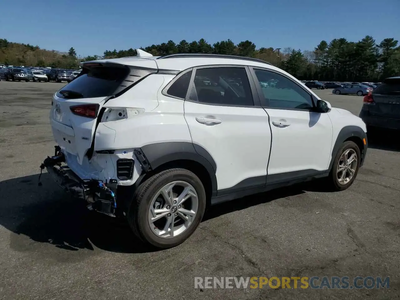 3 Photograph of a damaged car KM8K6CAB0PU982796 HYUNDAI KONA 2023
