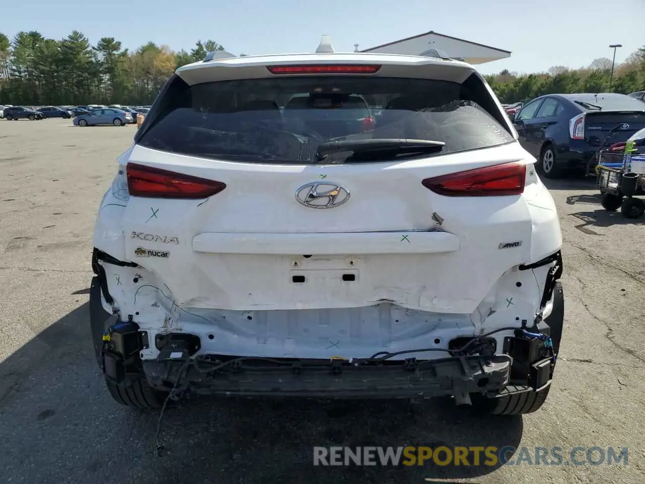 6 Photograph of a damaged car KM8K6CAB0PU982796 HYUNDAI KONA 2023