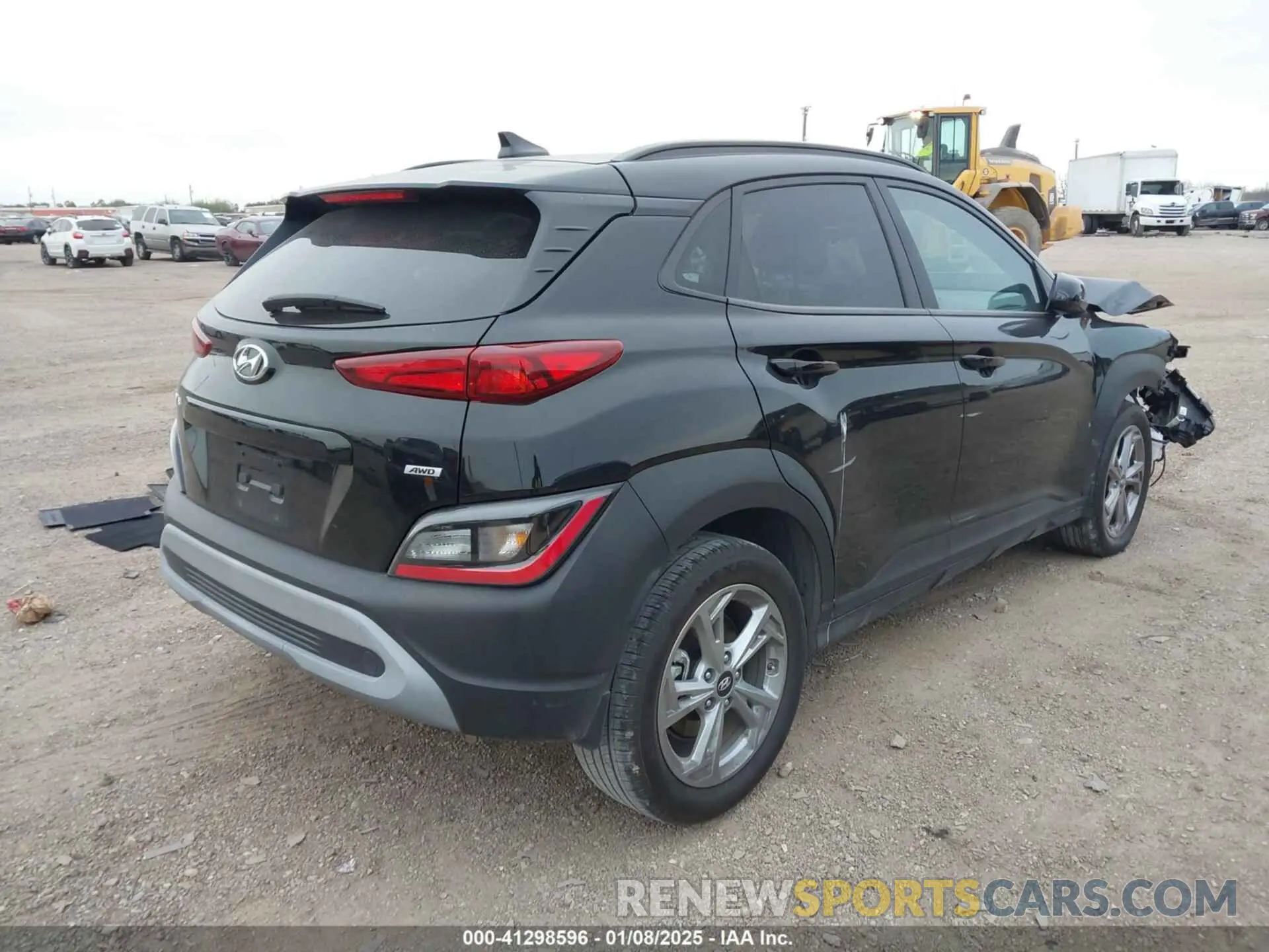 4 Фотография поврежденного автомобиля KM8K6CAB1PU045312 HYUNDAI KONA 2023