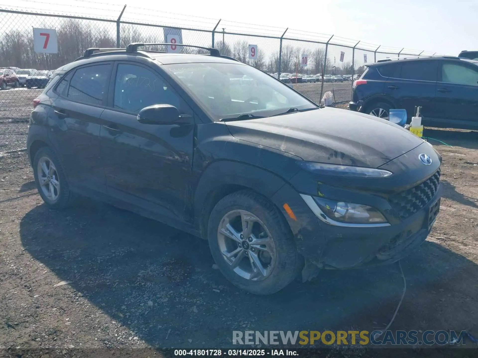 1 Photograph of a damaged car KM8K6CAB1PU966932 HYUNDAI KONA 2023