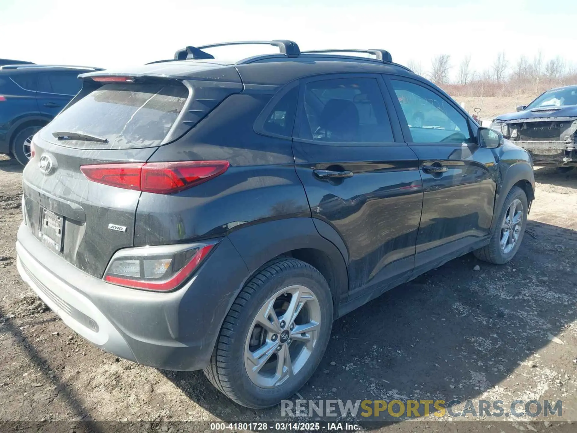 4 Photograph of a damaged car KM8K6CAB1PU966932 HYUNDAI KONA 2023