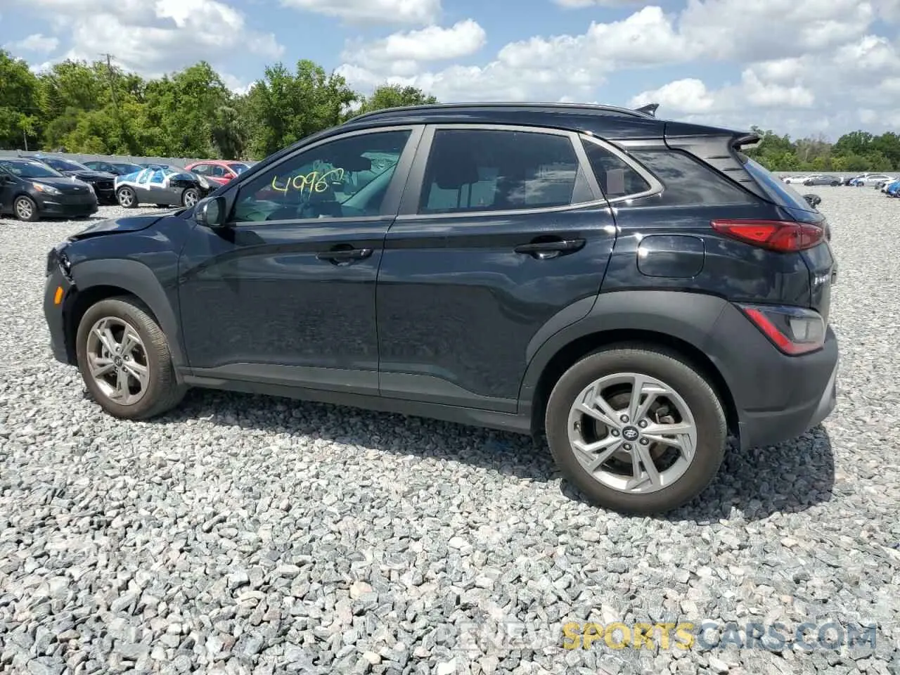 2 Photograph of a damaged car KM8K6CAB3PU053721 HYUNDAI KONA 2023