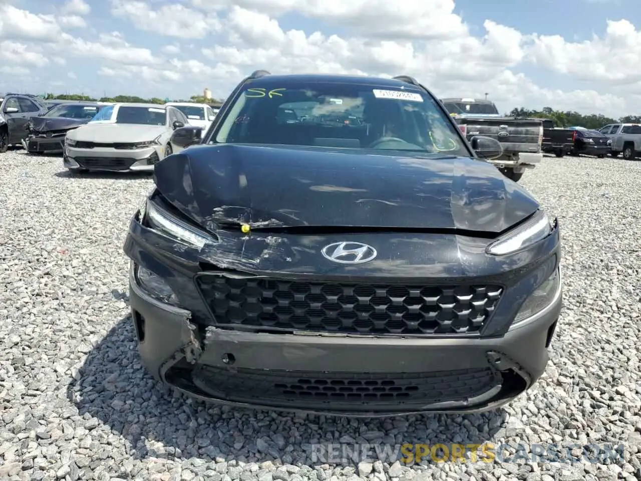 5 Photograph of a damaged car KM8K6CAB3PU053721 HYUNDAI KONA 2023