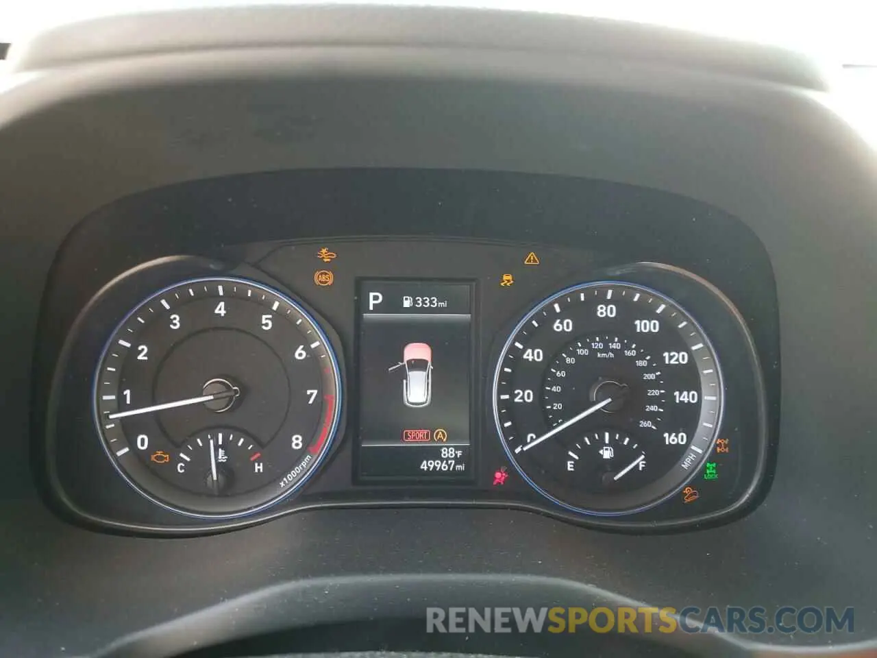 9 Photograph of a damaged car KM8K6CAB3PU053721 HYUNDAI KONA 2023