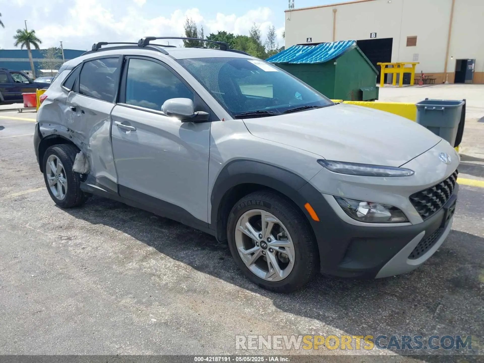 1 Photograph of a damaged car KM8K6CAB3PU062015 HYUNDAI KONA 2023