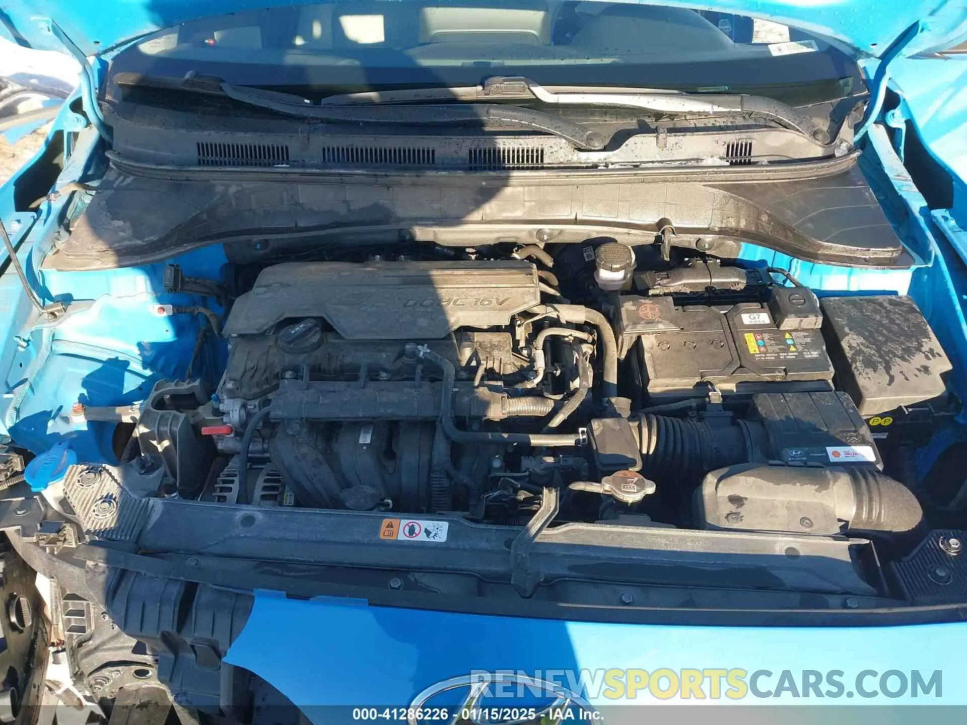 10 Photograph of a damaged car KM8K6CAB3PU956256 HYUNDAI KONA 2023