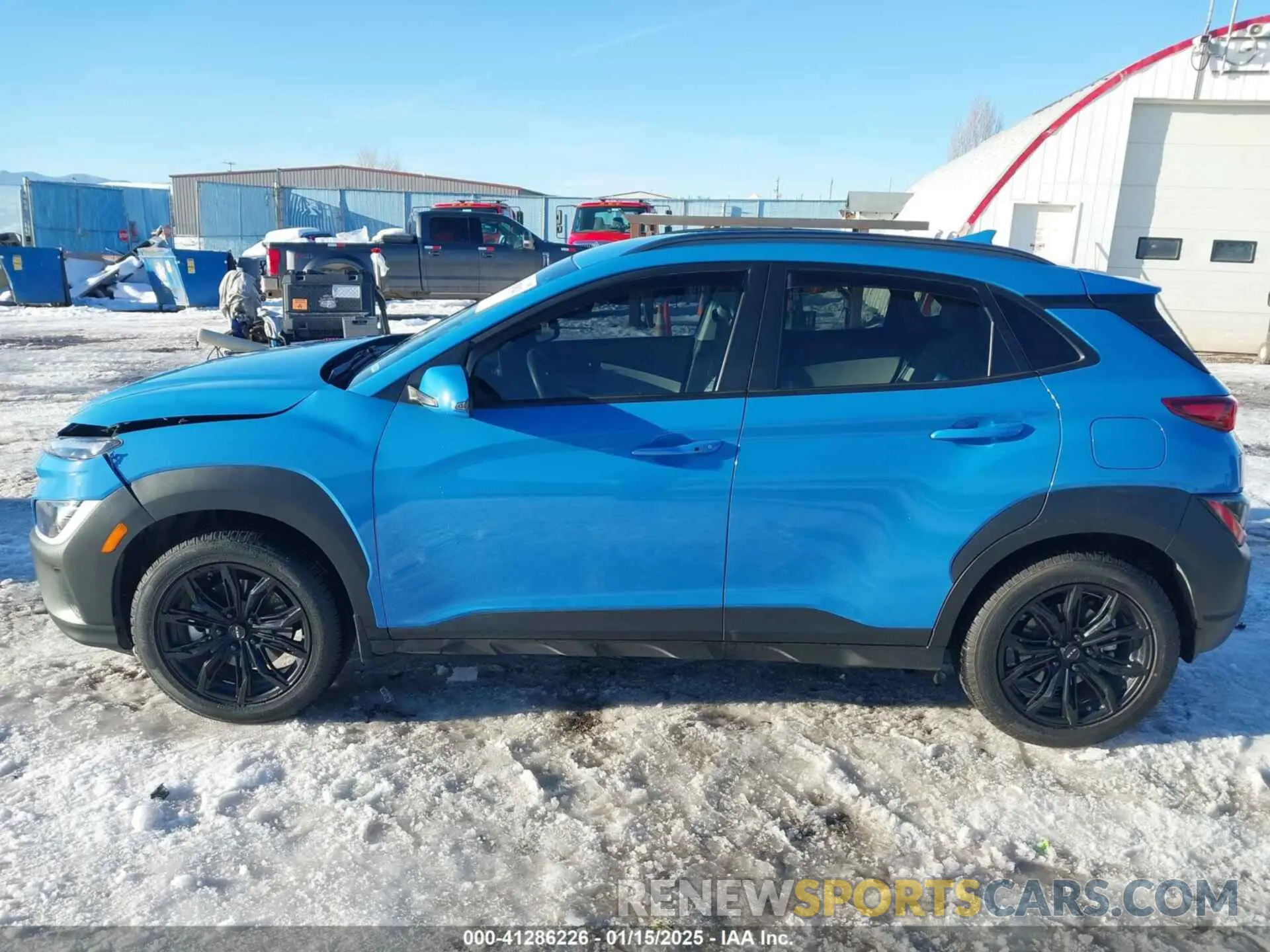 15 Photograph of a damaged car KM8K6CAB3PU956256 HYUNDAI KONA 2023