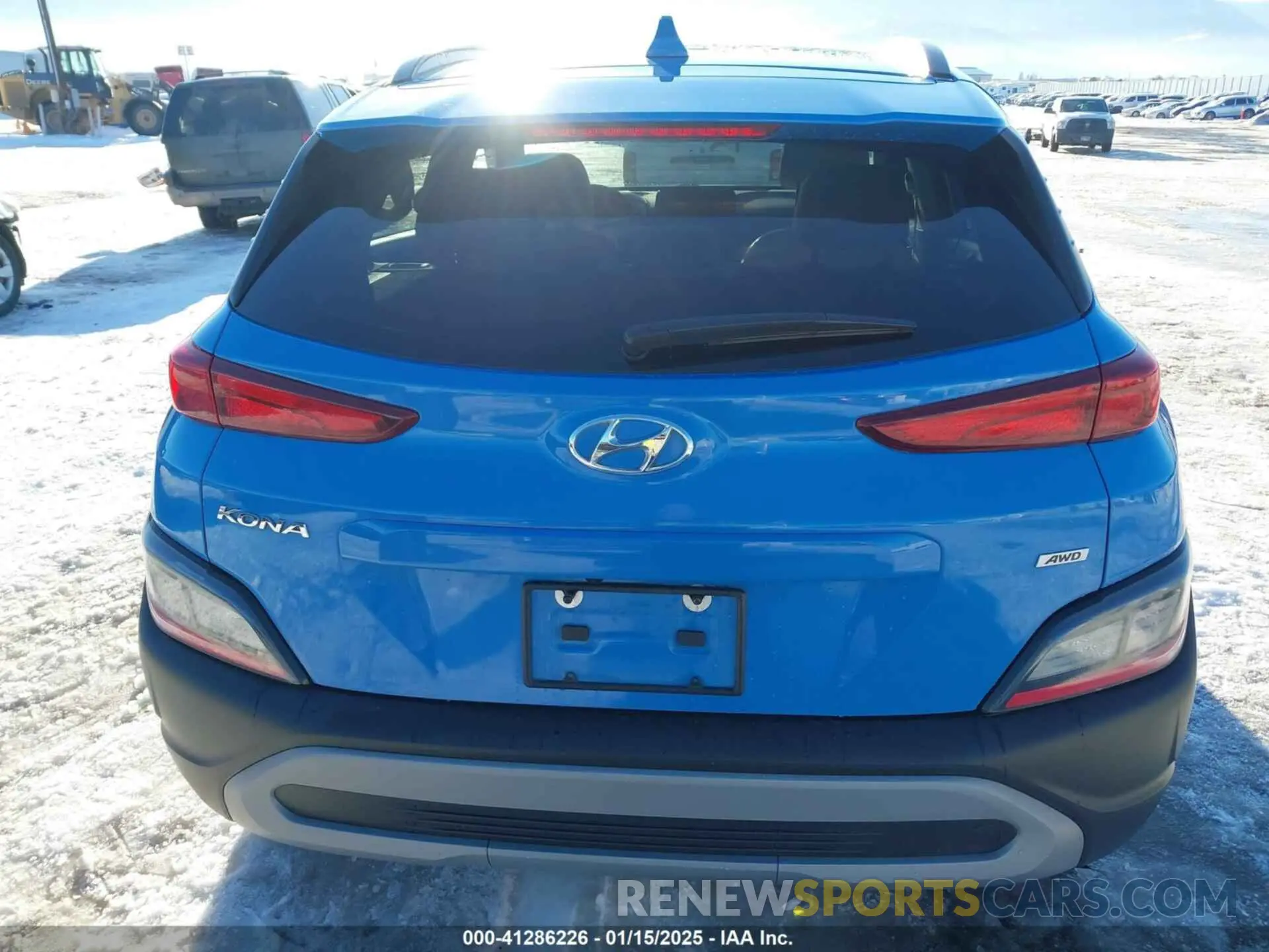 17 Photograph of a damaged car KM8K6CAB3PU956256 HYUNDAI KONA 2023
