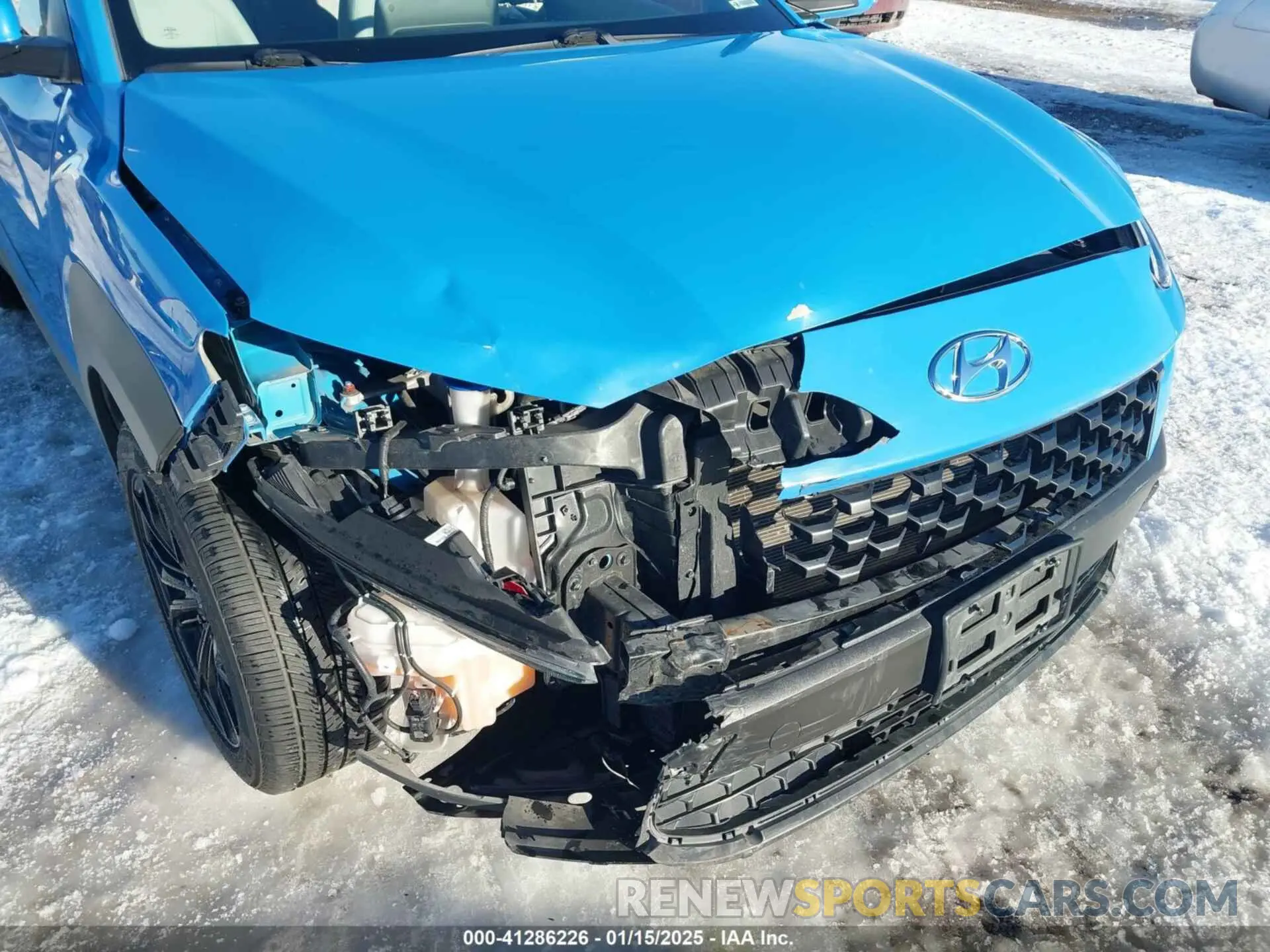 6 Photograph of a damaged car KM8K6CAB3PU956256 HYUNDAI KONA 2023