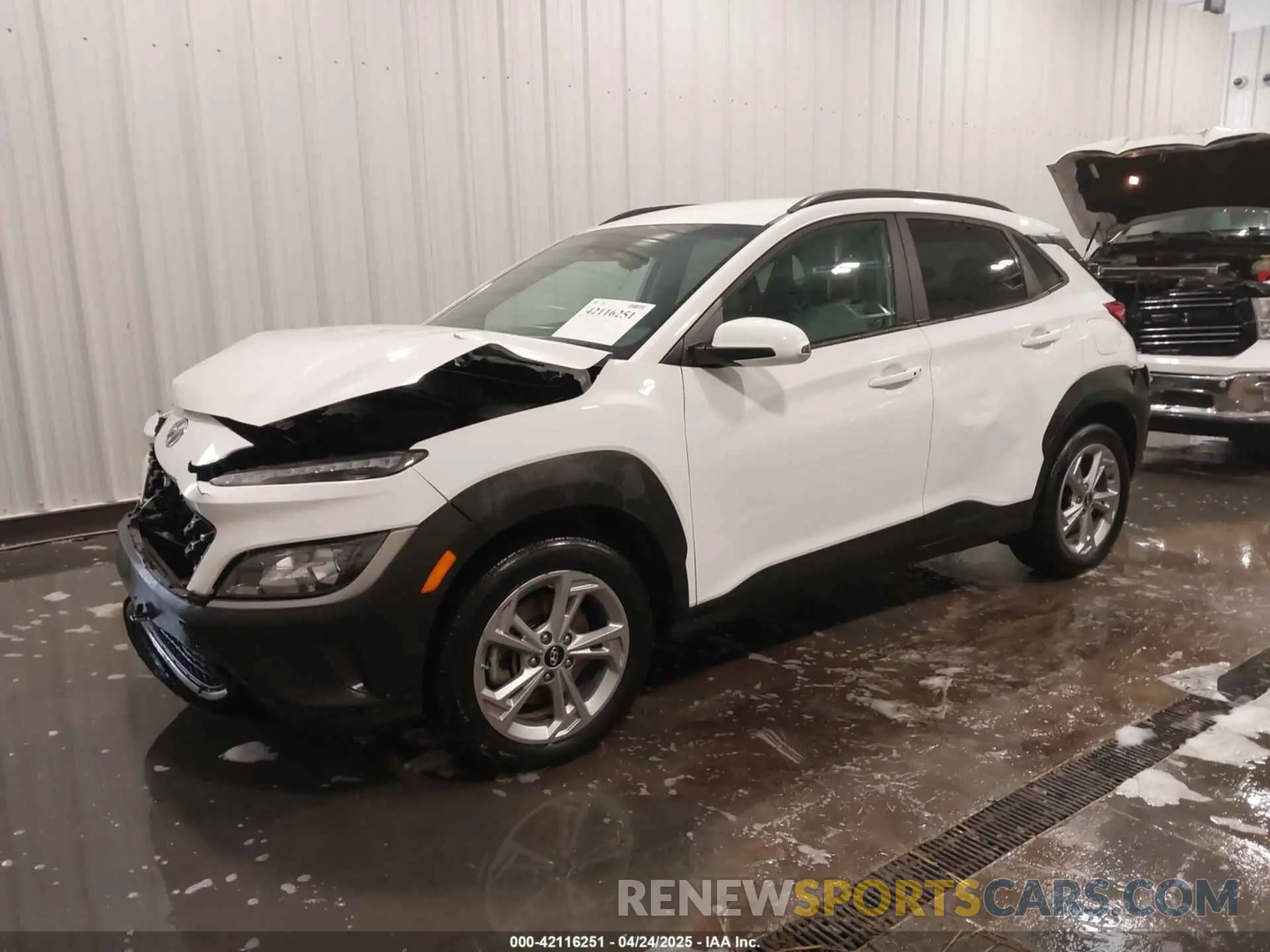 2 Photograph of a damaged car KM8K6CAB5PU055163 HYUNDAI KONA 2023