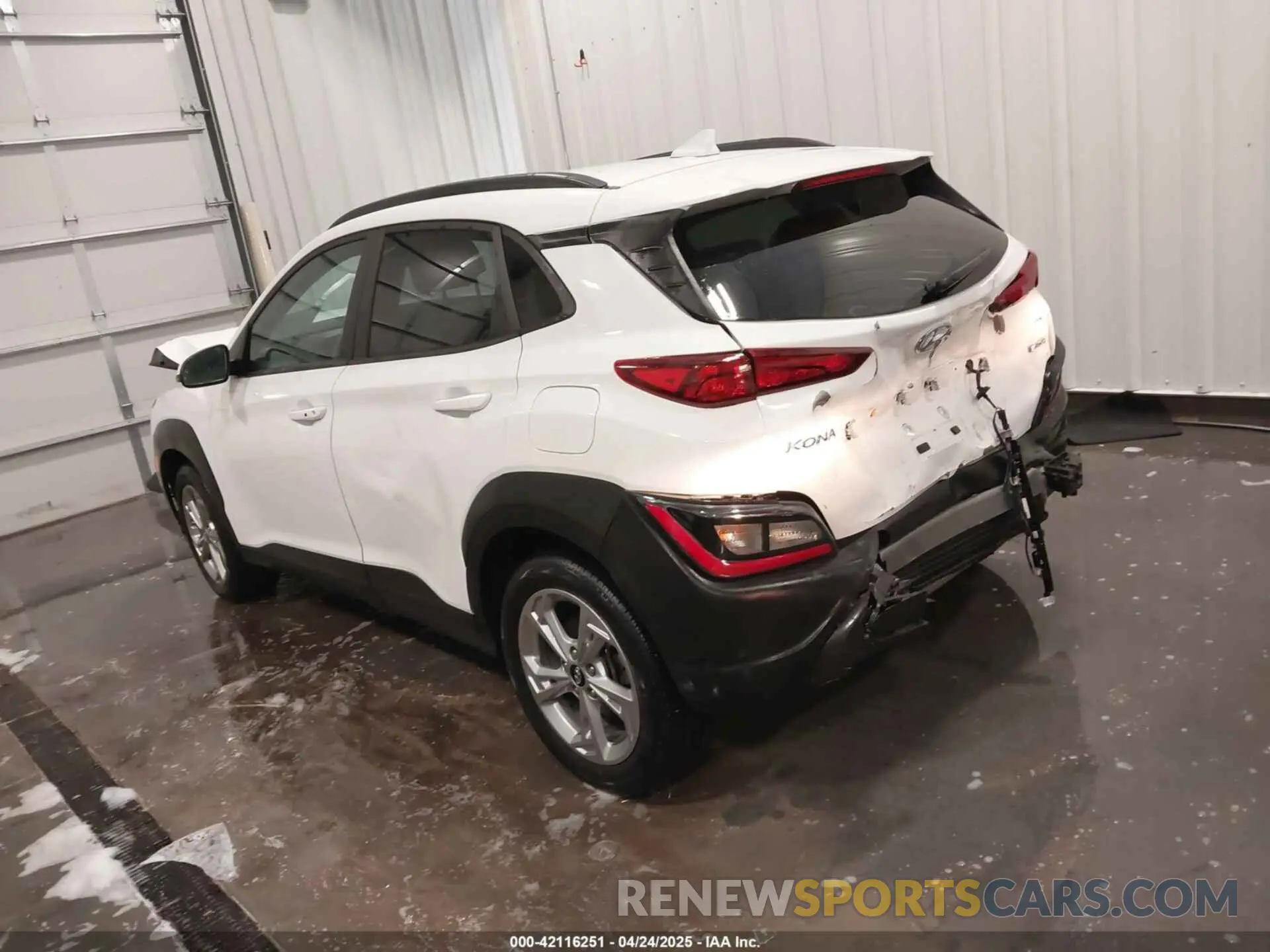 3 Photograph of a damaged car KM8K6CAB5PU055163 HYUNDAI KONA 2023