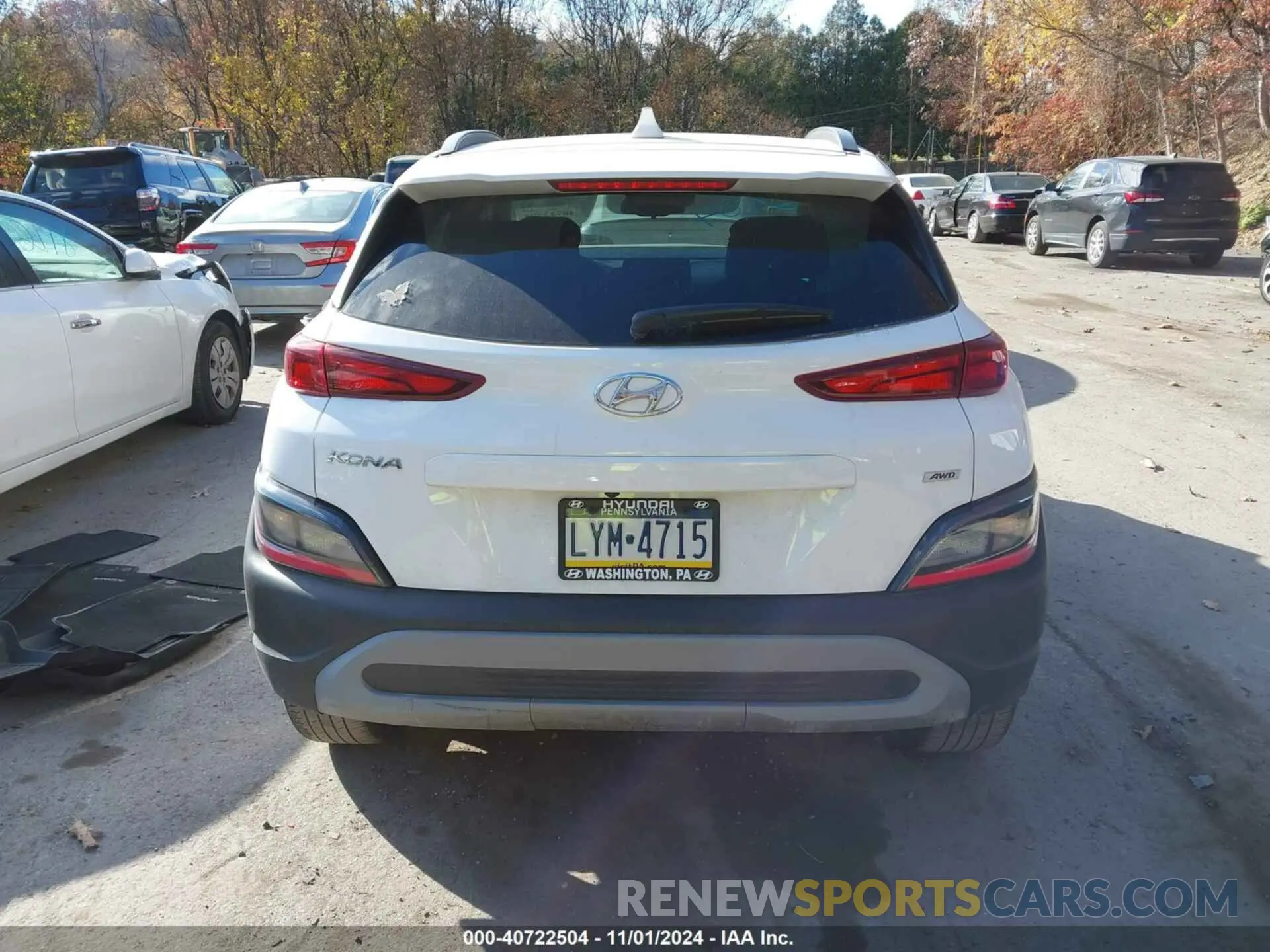 17 Photograph of a damaged car KM8K6CAB6PU955473 HYUNDAI KONA 2023