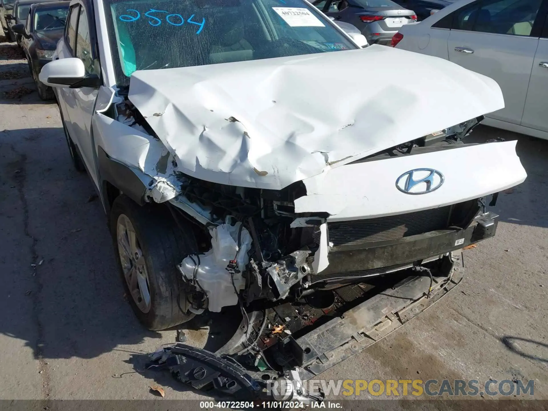 6 Photograph of a damaged car KM8K6CAB6PU955473 HYUNDAI KONA 2023