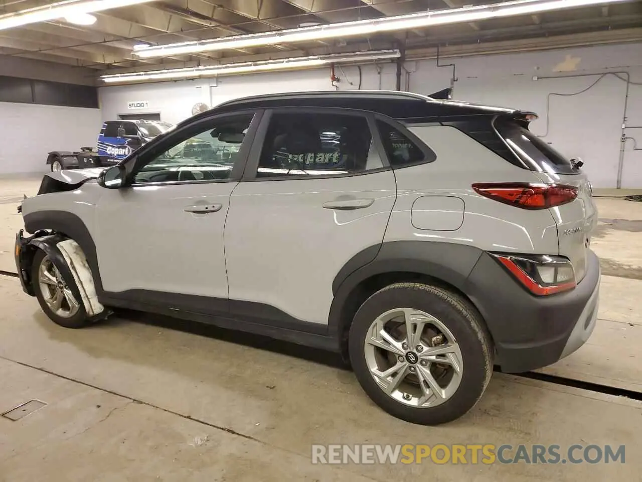 2 Photograph of a damaged car KM8K6CAB6PU983807 HYUNDAI KONA 2023